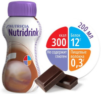Нутридринк Шоколад смесь для энтерал питания, 200 мл