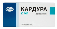 Кардура 2 мг, N30, табл.