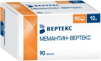 Мемантин 10 мг, N90, табл. покр. плен. об.