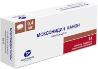 Моксонидин Канон 0,4 мг, N14, табл. покр. плен. об.