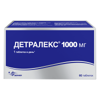 Детралекс 1000 мг, N60, табл. покр. плен. об.