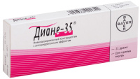 Диане-35 35 мкг+2 мг, N21, драже