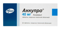 Аккупро 40 мг, N30, табл. п/о