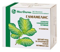 Гамамелис салфетки гигиенические профилактические, N10
