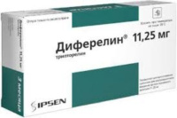 Диферелин 11,25 мг, фл., N1, лиоф-ат для приг. сусп. для в/м введ. пролонг.