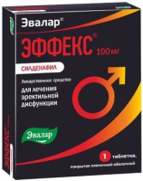 ЭФФЕКС Силденафил, 100 мг №1, таб.покр.плен.об.